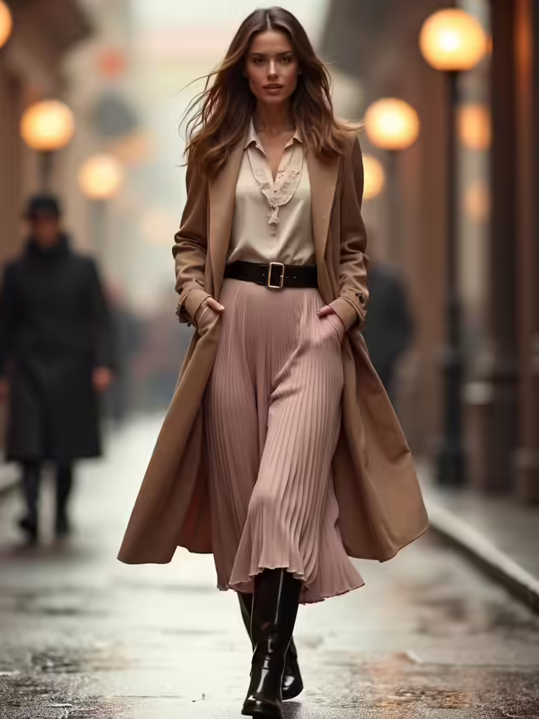 chic rain ready glossy boots