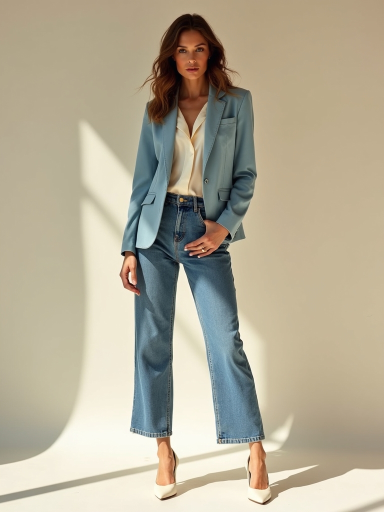 chic relaxed denim styles