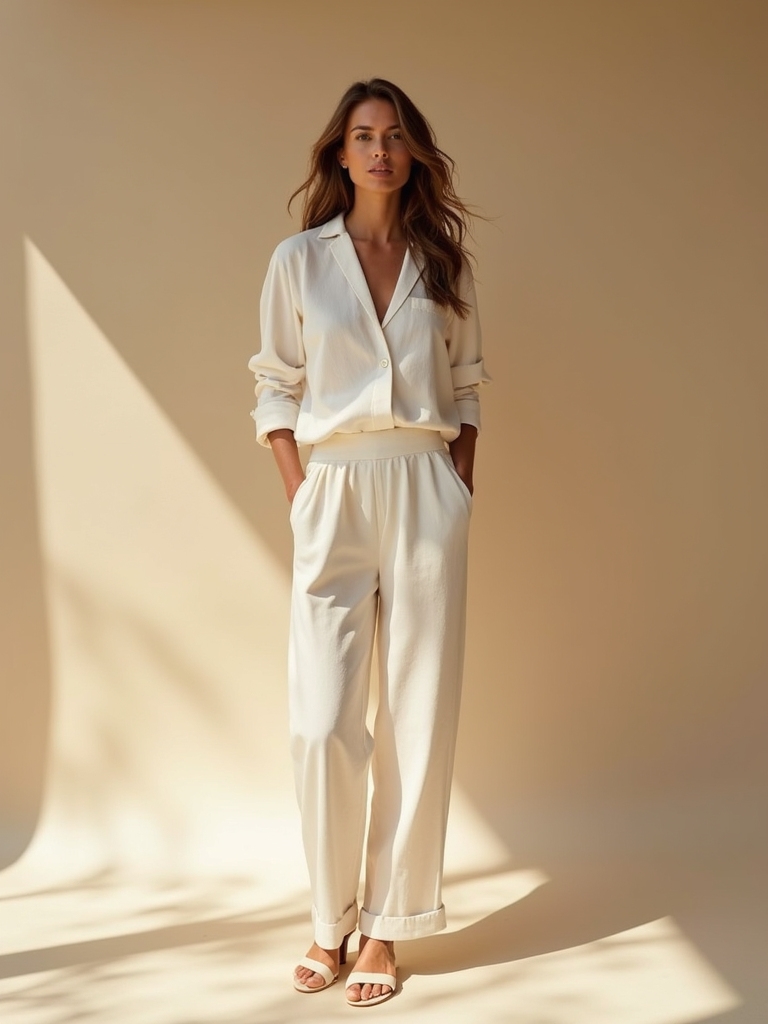 chic summer linen ensembles