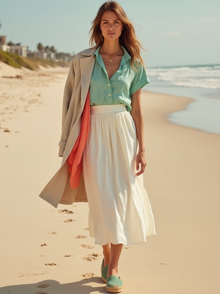 coastal chic midi maxi