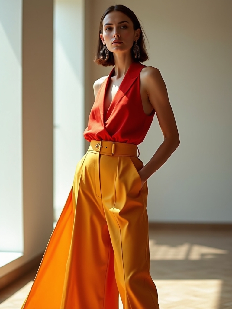 color blocking gallery outfits