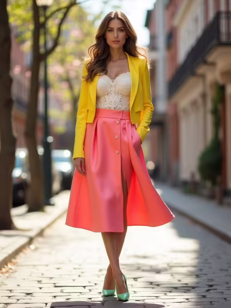 colorful spring outfit ideas