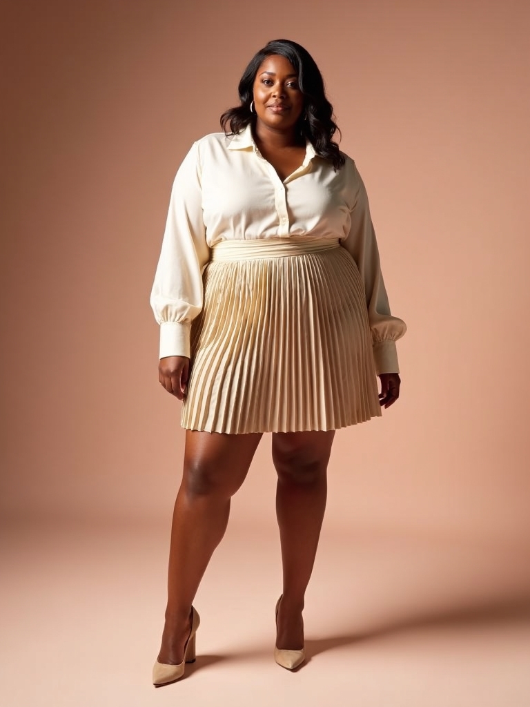 comfortable pleated mini skirts