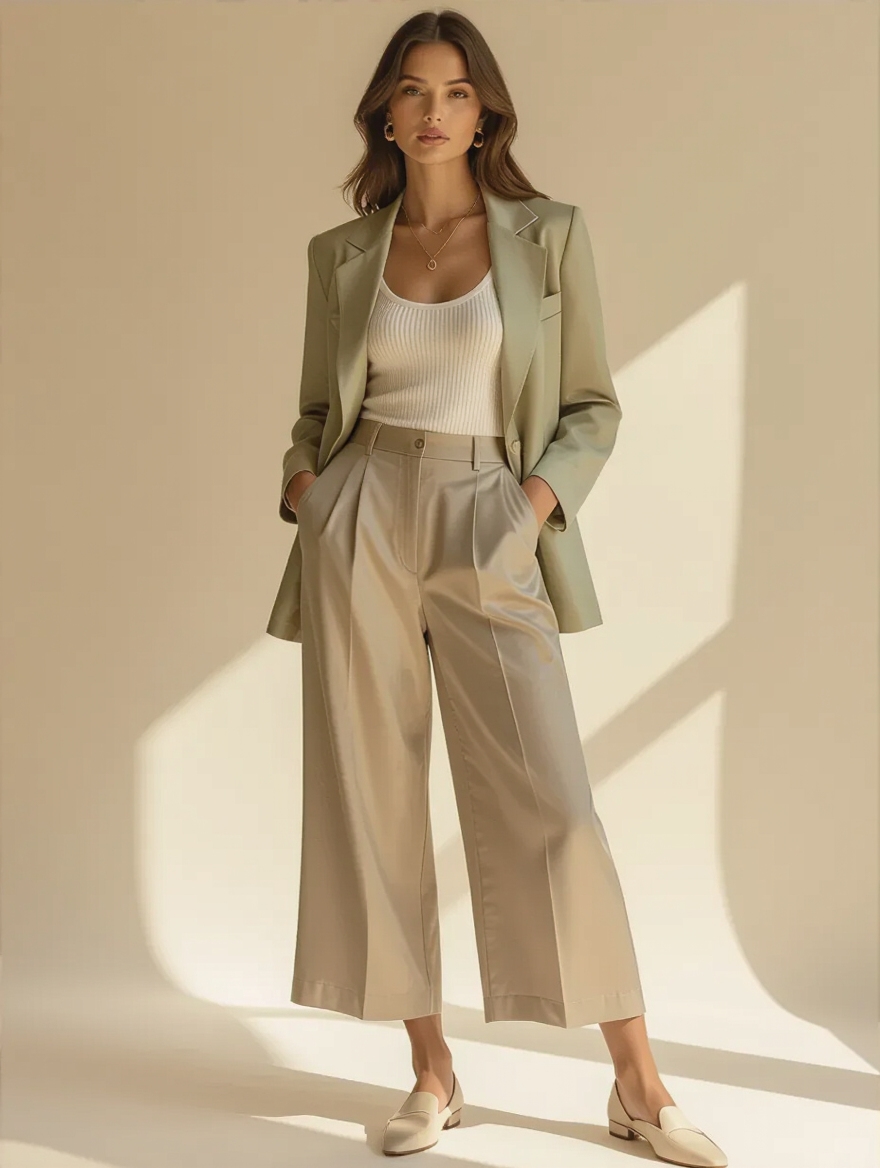 comfortable polished summer outfits