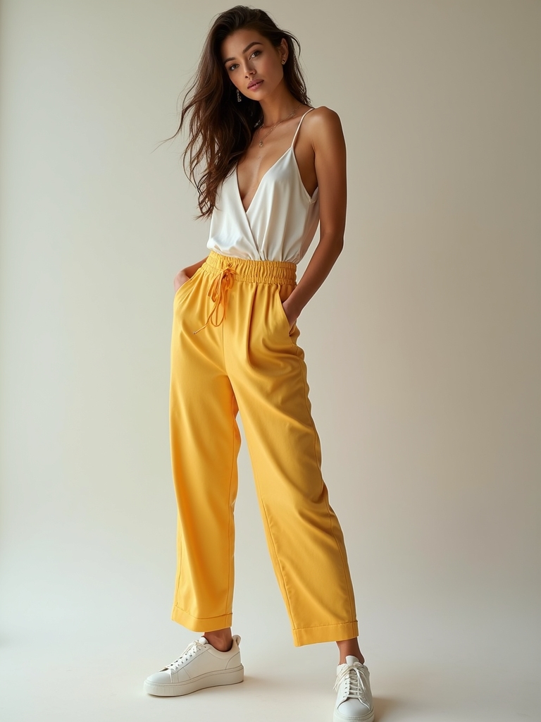 comfortable spring outfits sneakers