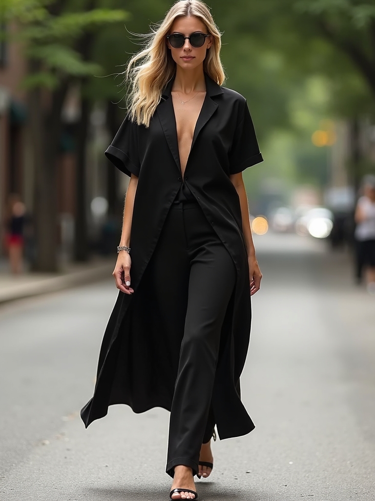 cool black summer styles