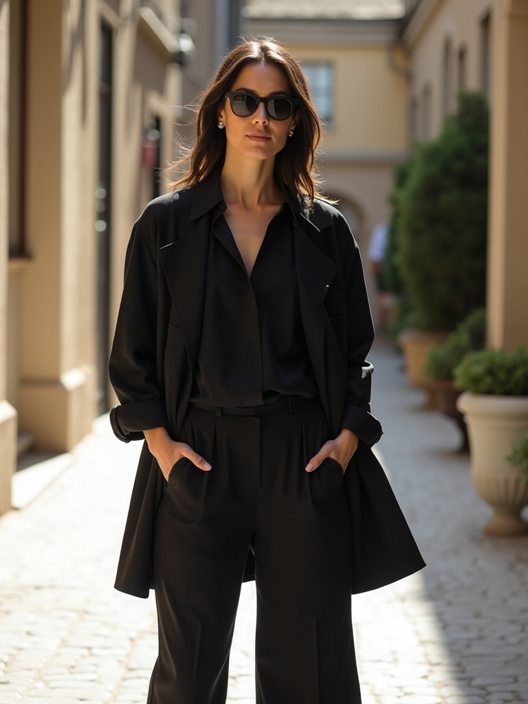 cool stylish black summer