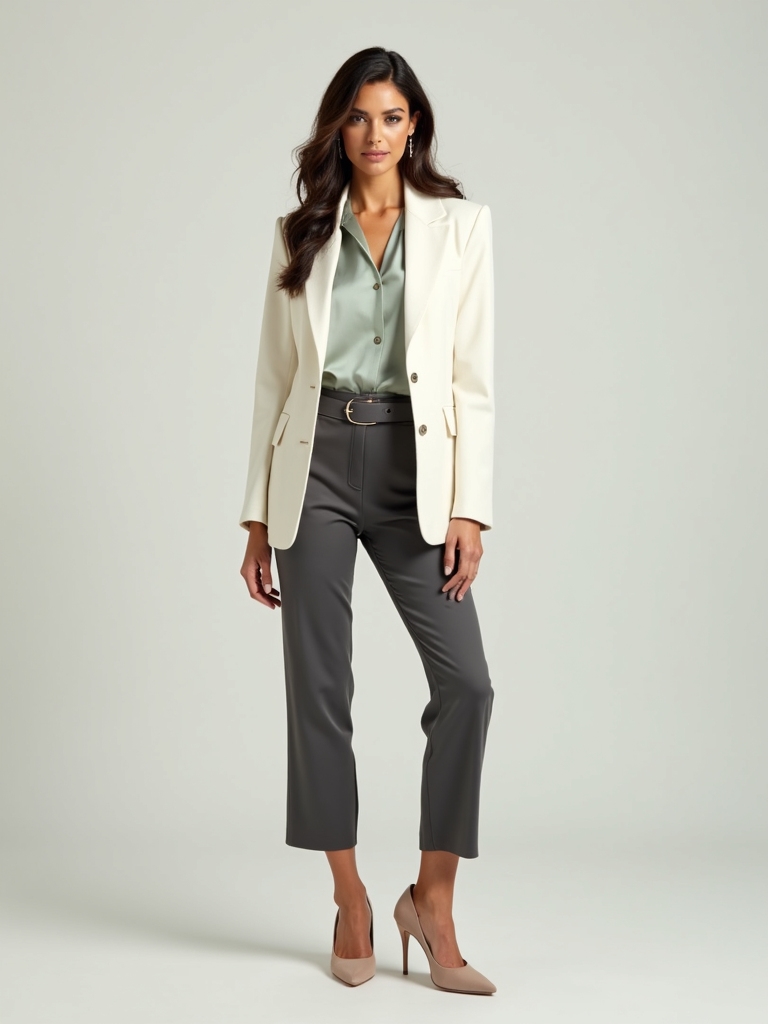 crisp breathable office attire