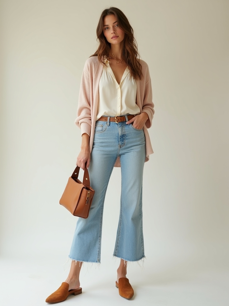 cropped jeans for summer style