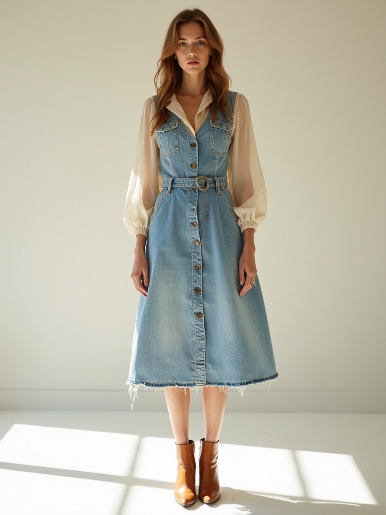 effortless chic denim styles