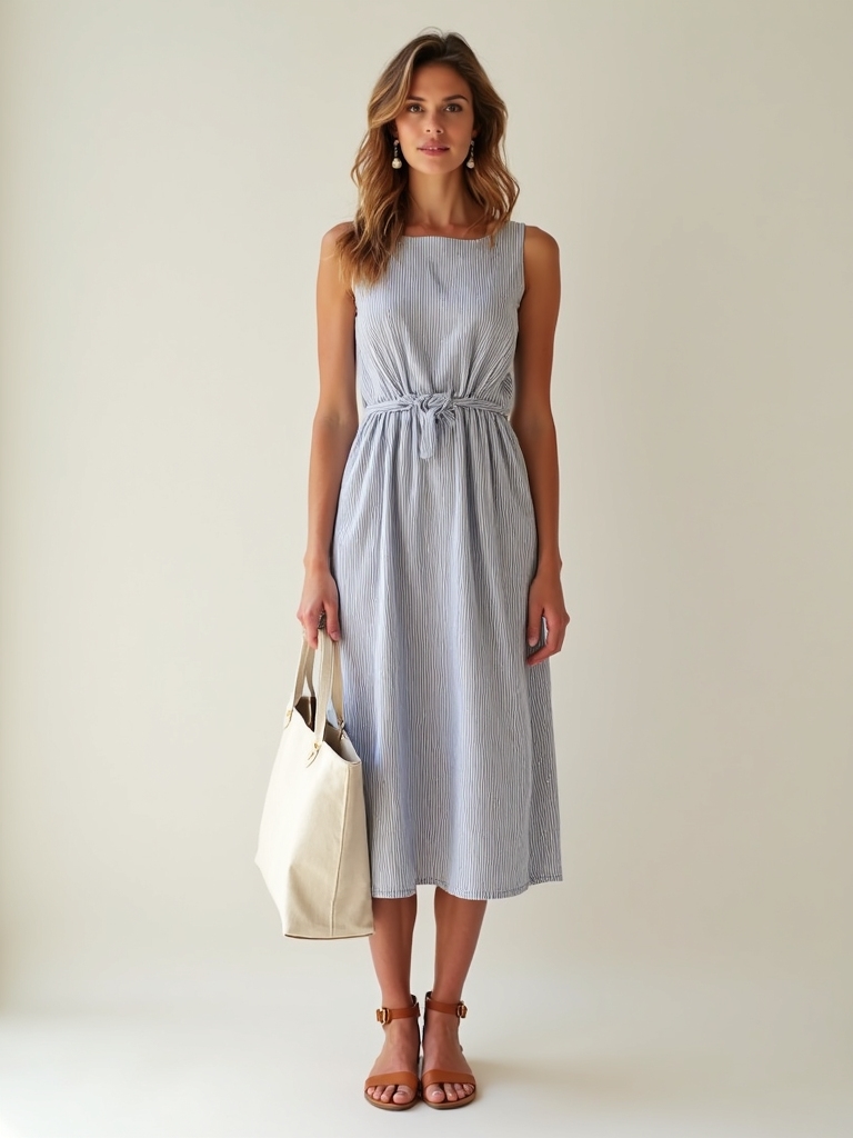 effortless chic linen stripes