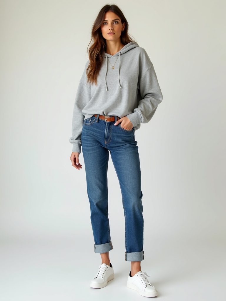 effortless denim hybrid style
