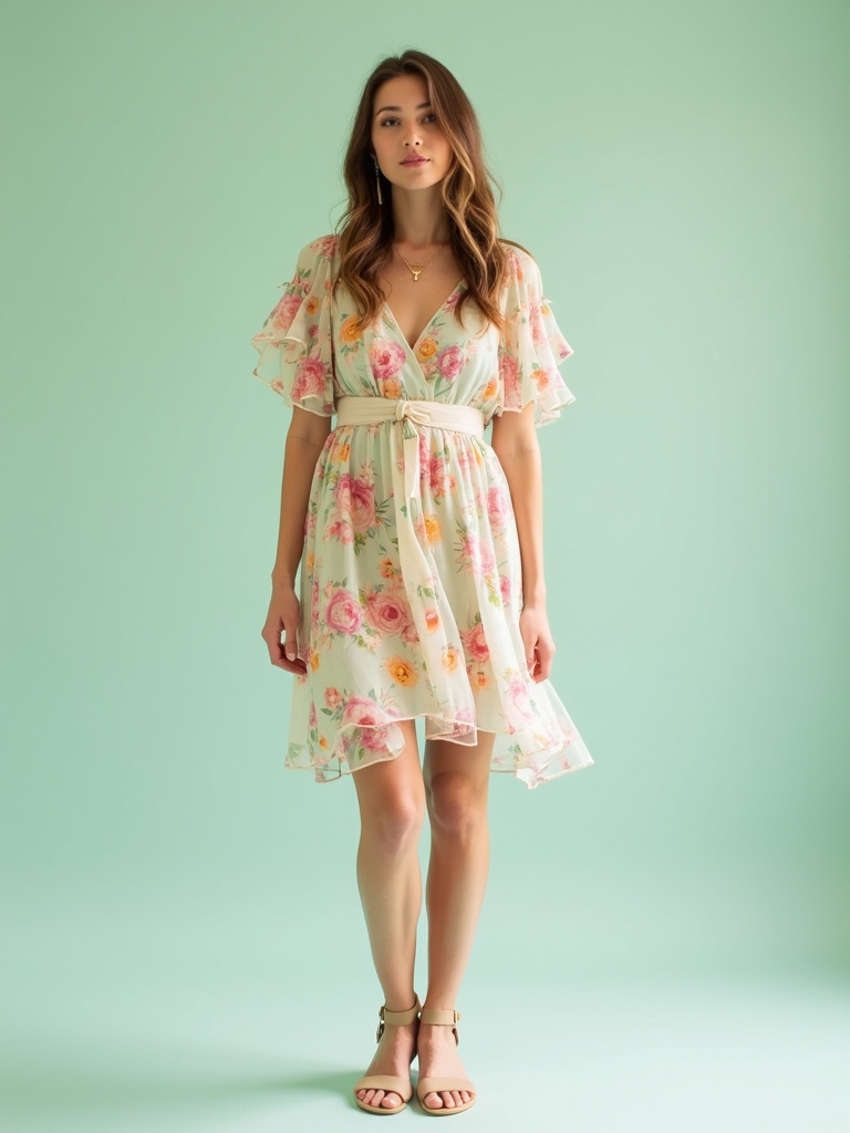 effortless floral daytime elegance