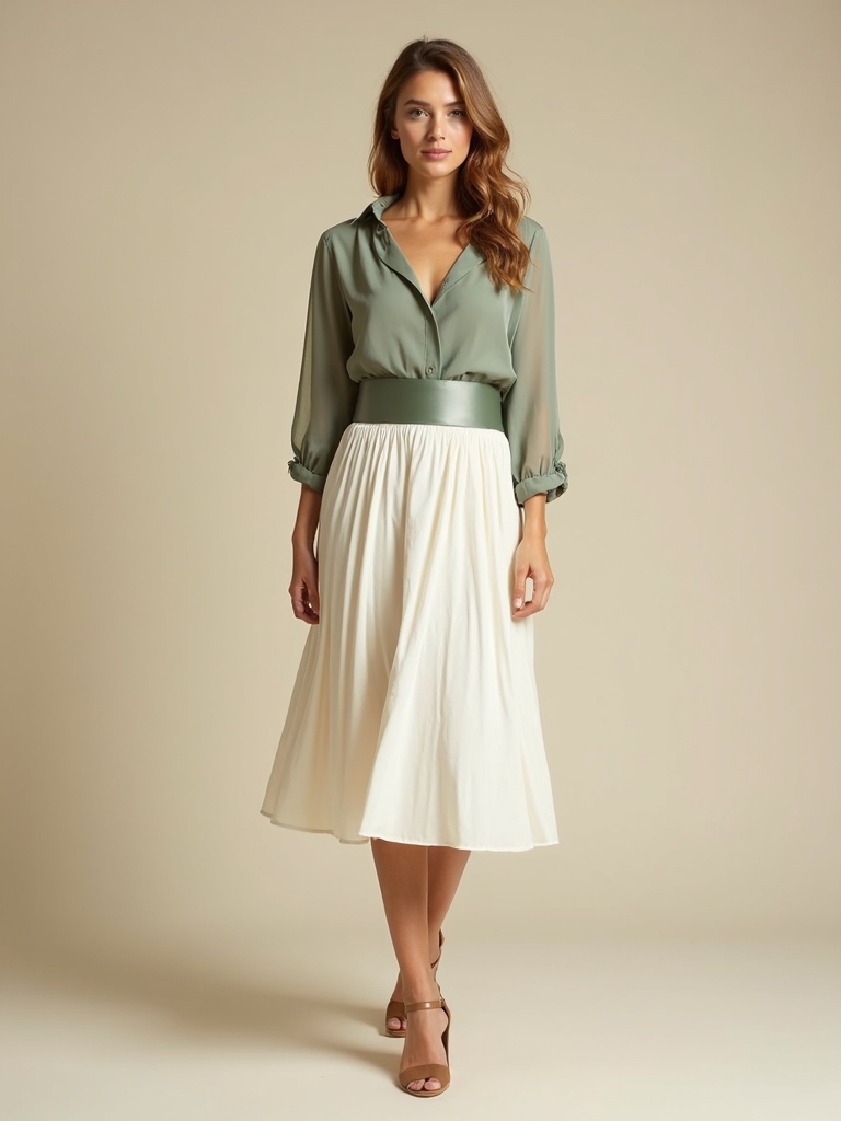effortless layered midi outfits