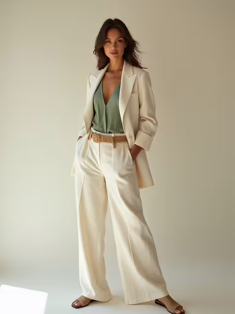 effortless linen blend style