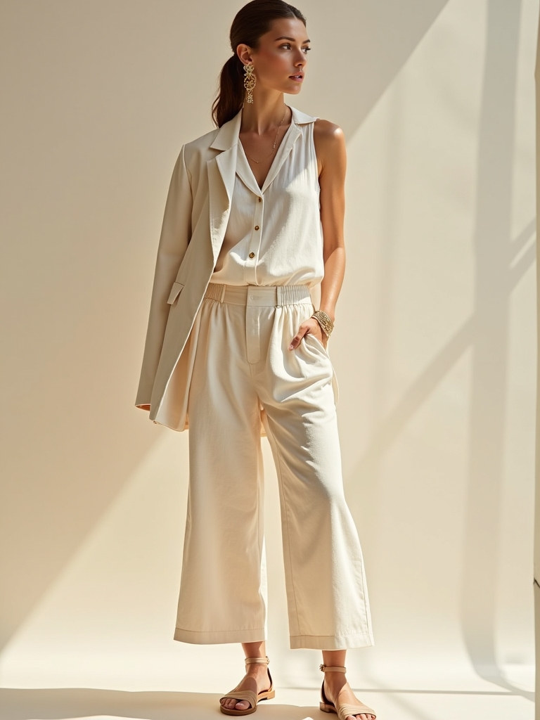 effortless polished linen sets