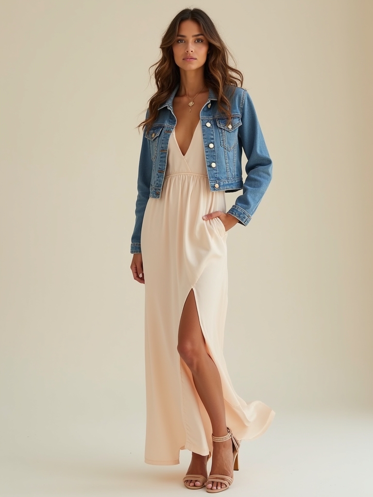 effortless slip dress styling