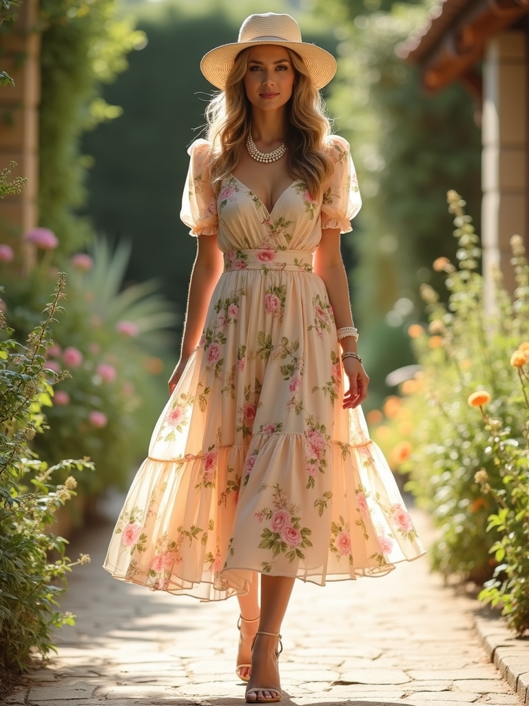 effortless spring floral dresses