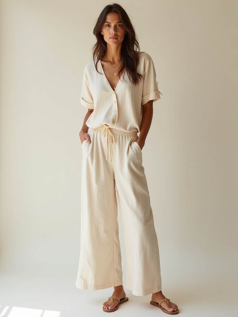 effortless summer linen style