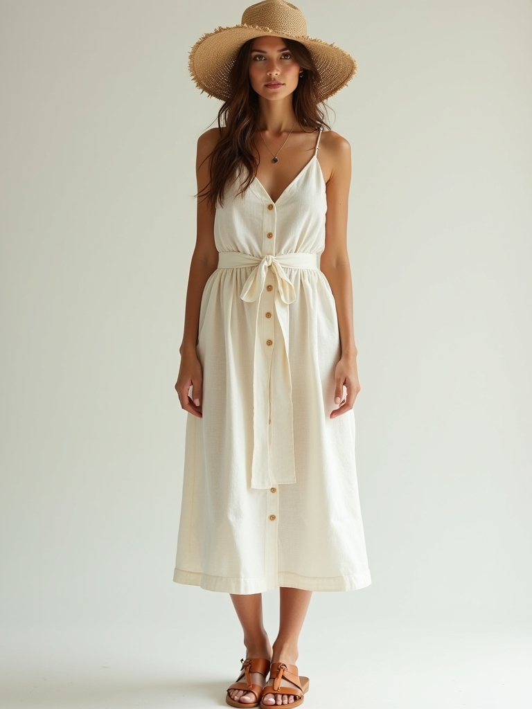 effortless summer linen styling