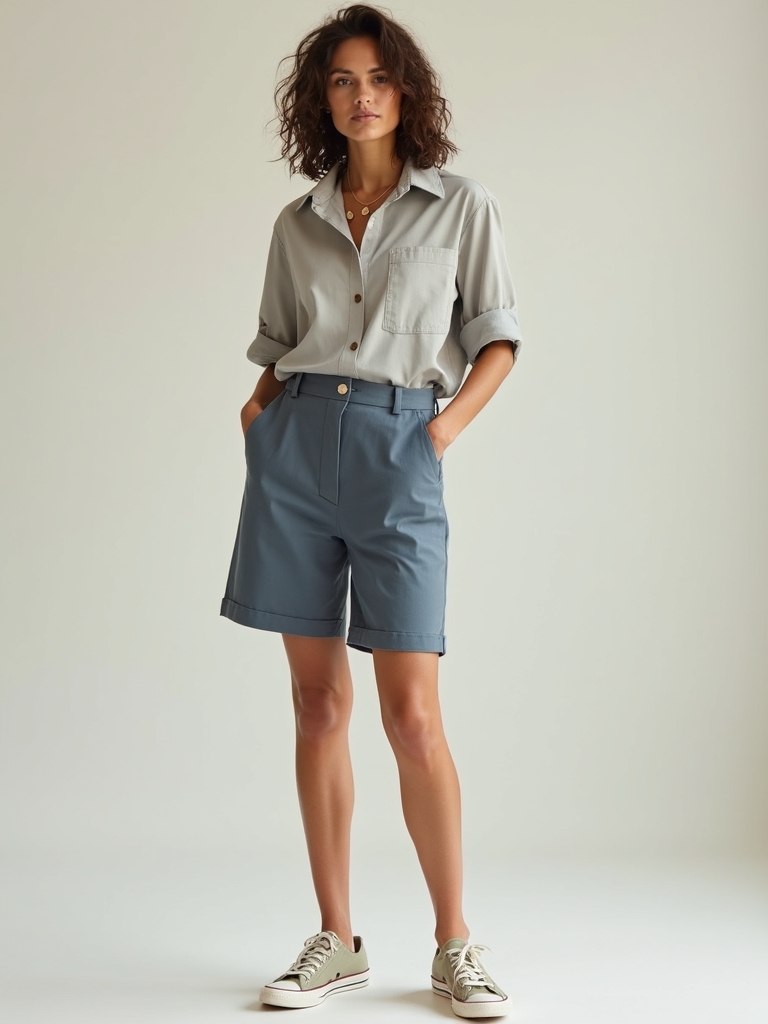 effortless summer tomboy style