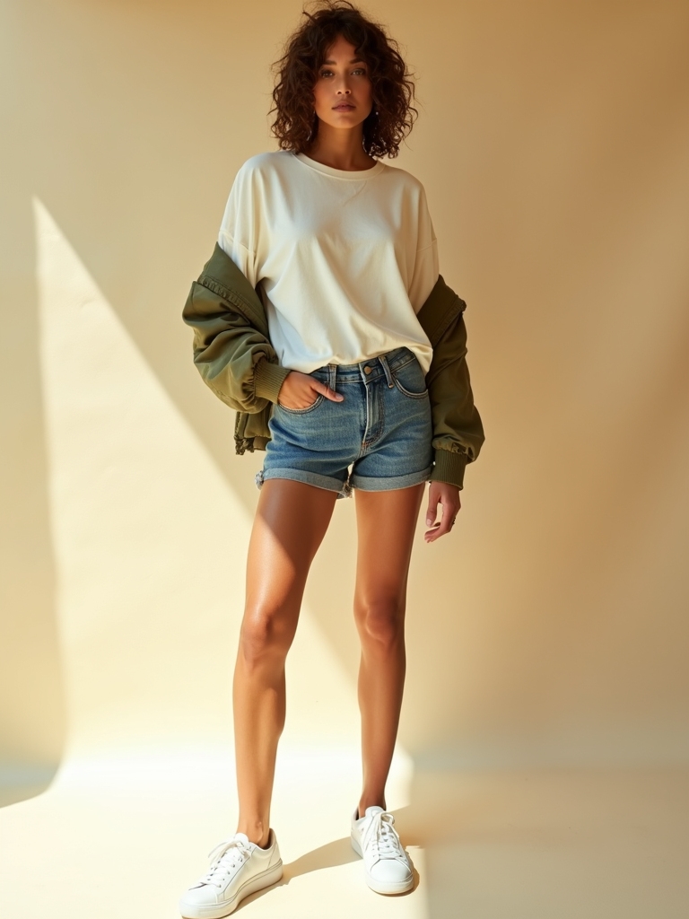 effortless summer tomboy style