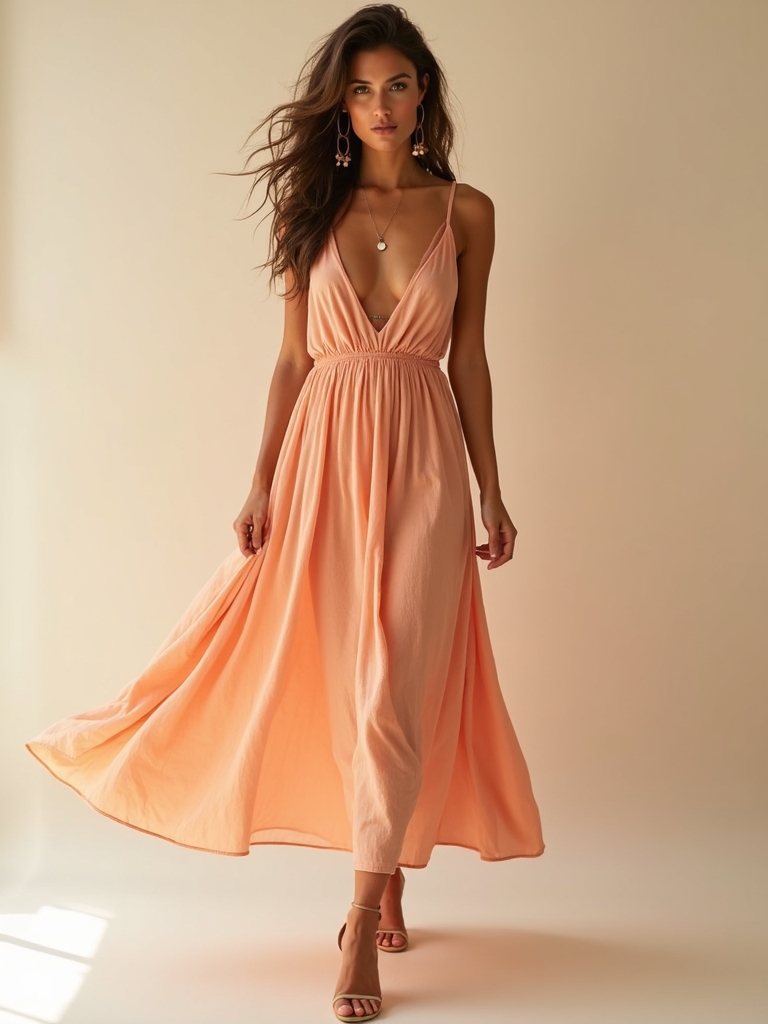 effortless sunset silhouette dresses