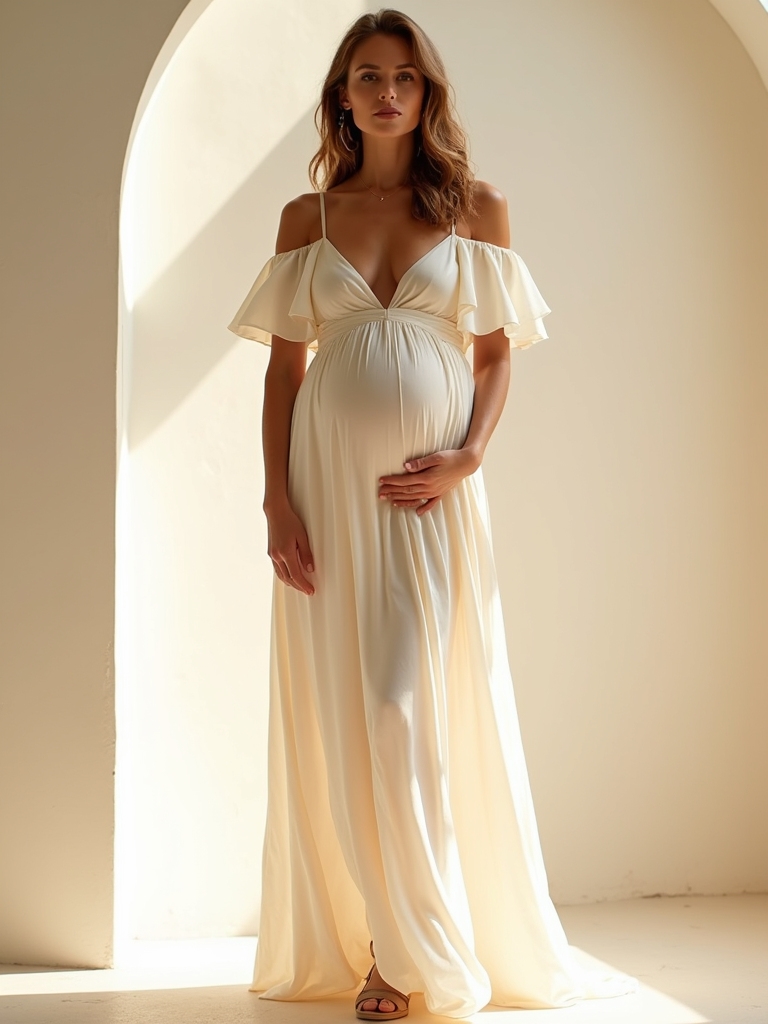 effortlessly chic summer maternity