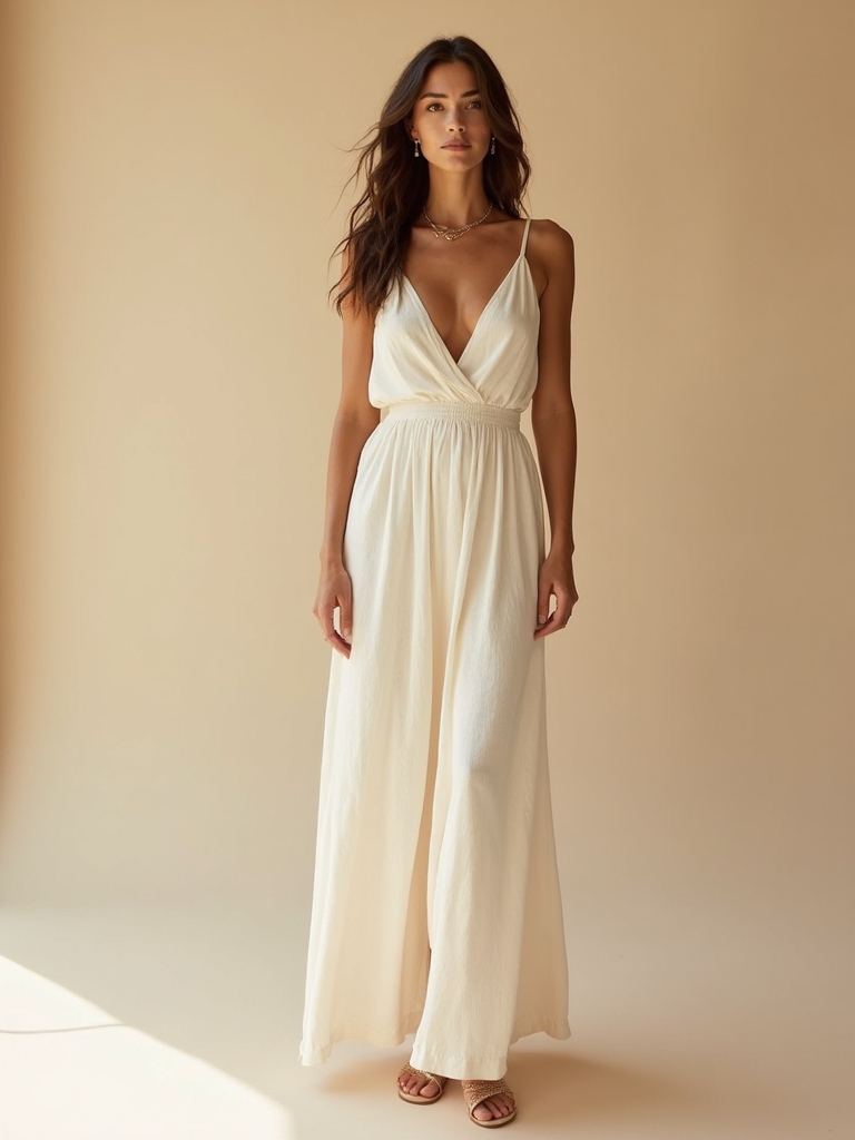 elegant linen dress style