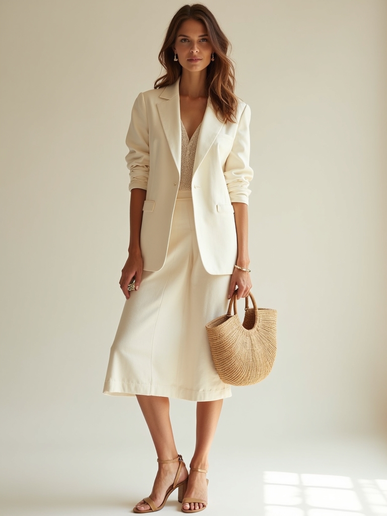 elegant vintage summer attire