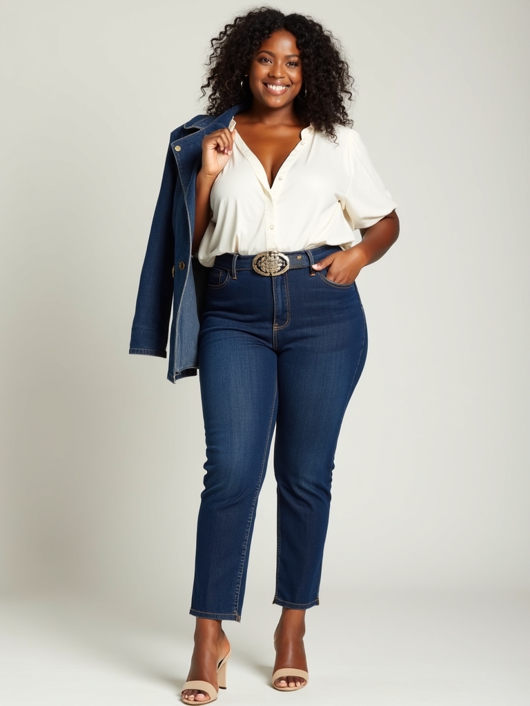flattering denim for curves