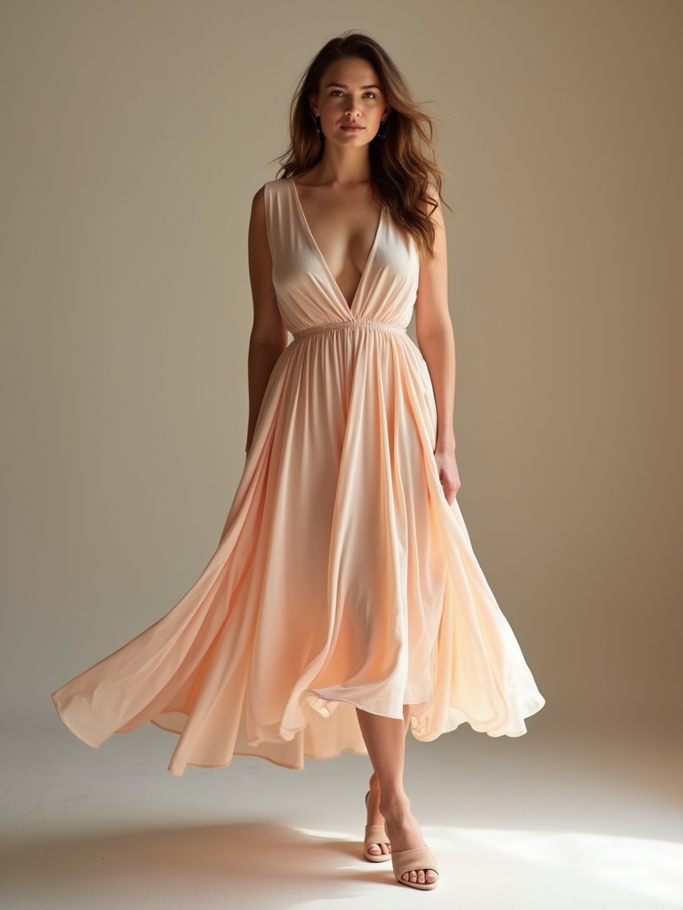 flattering flowing midi dresses