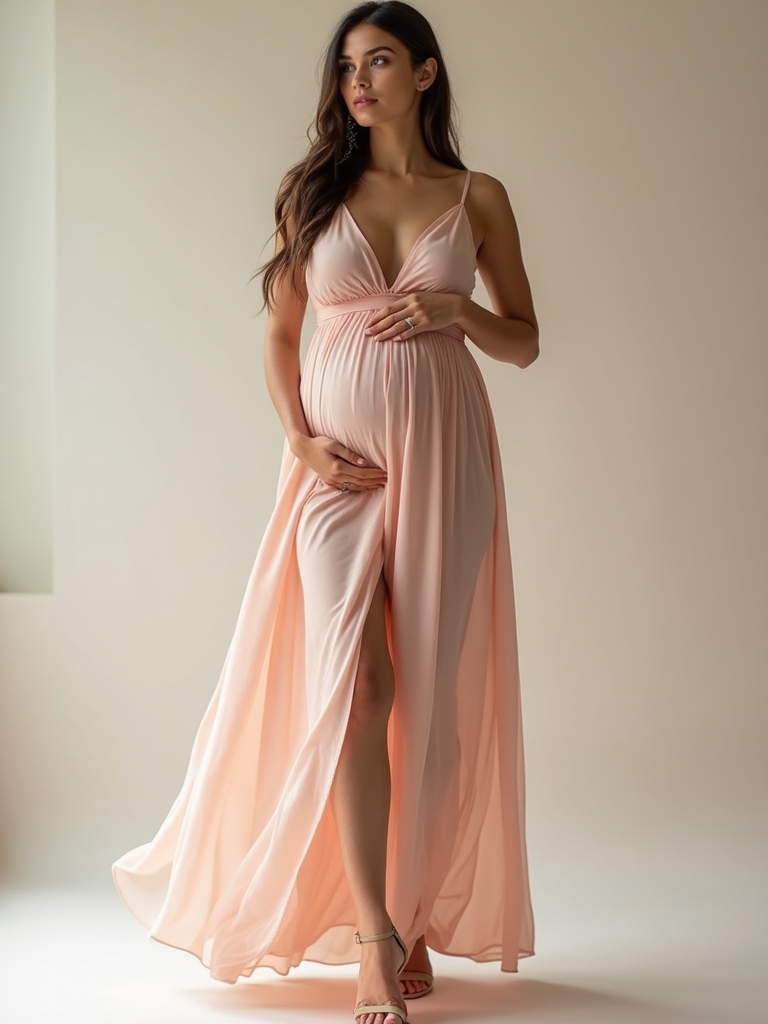 flattering flowy dresses for pregnancy