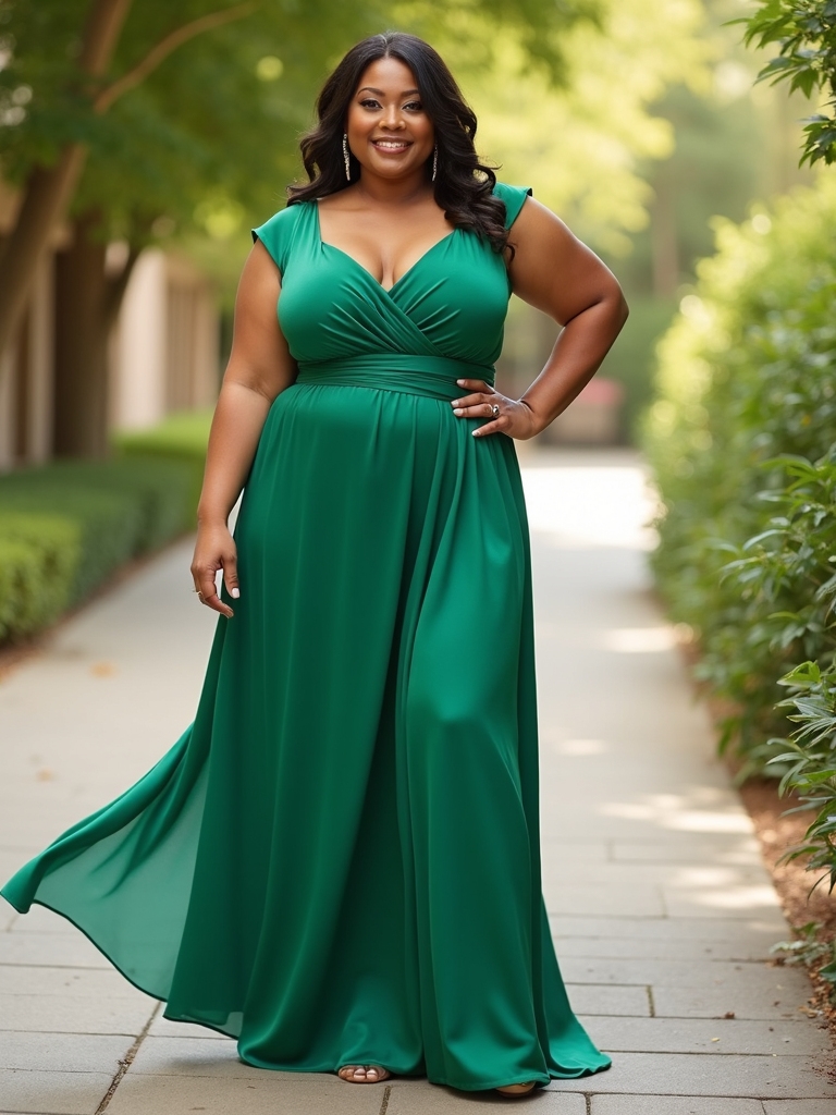 flattering maxi dress styles