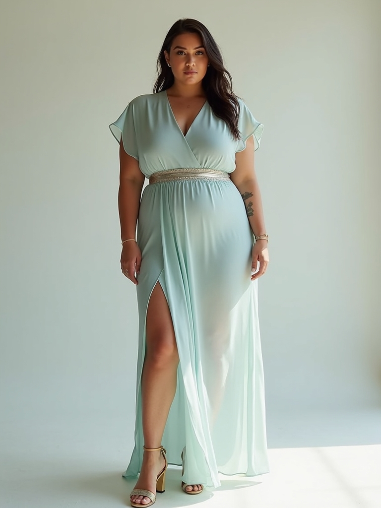 flattering maxi dresses for curves