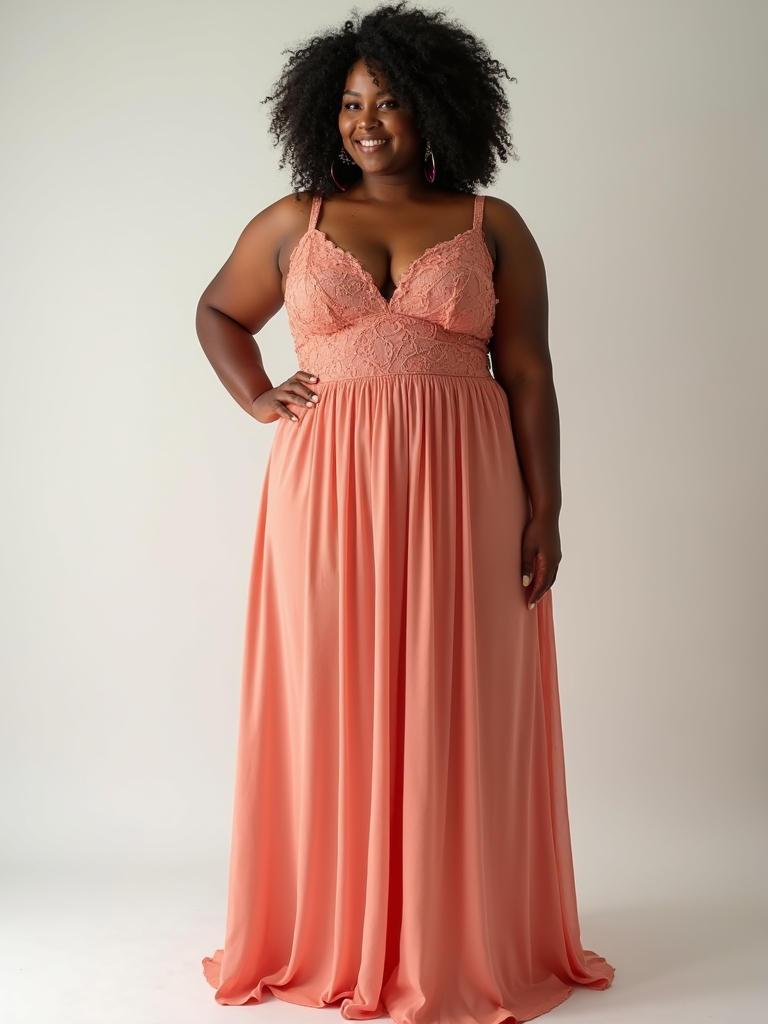 flattering plus size maxi dresses