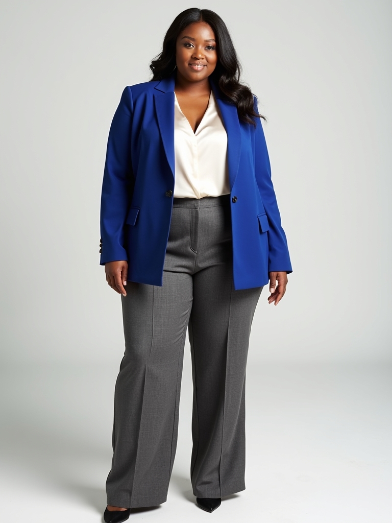 flattering tailored spring wardrobe