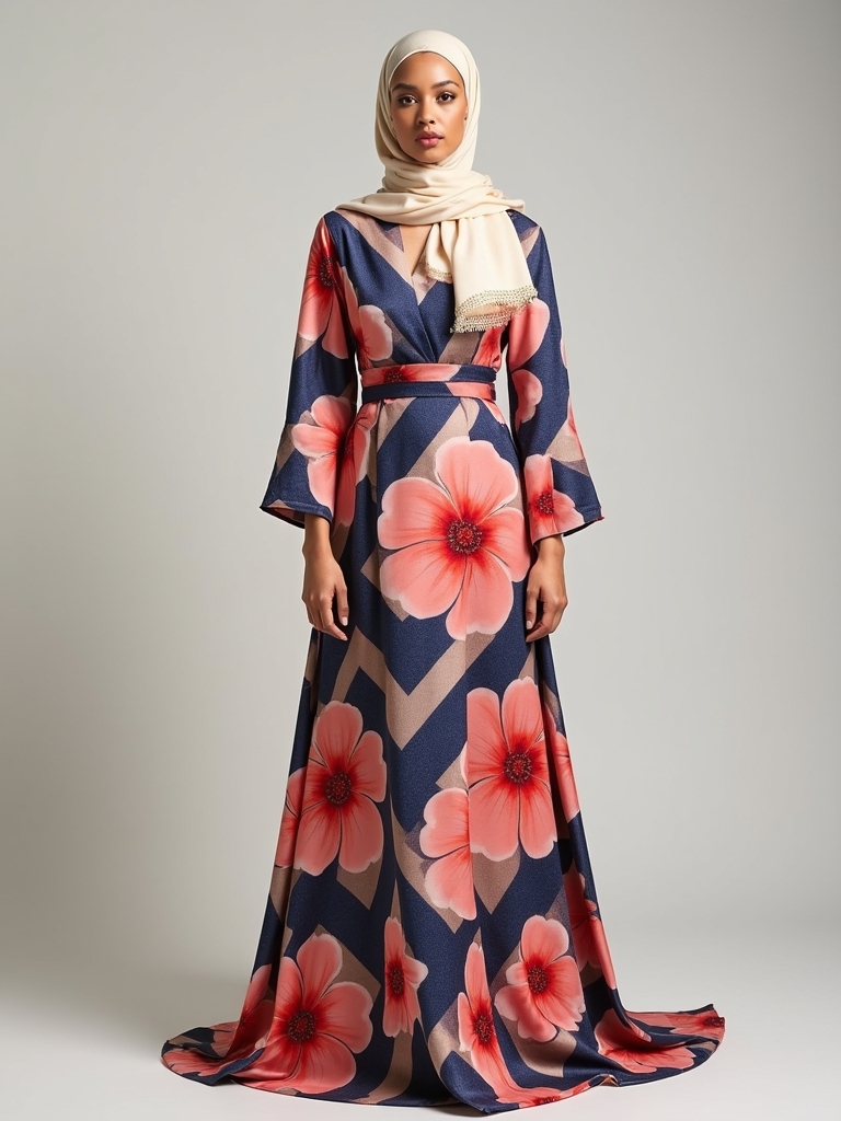 floral geometric print combinations
