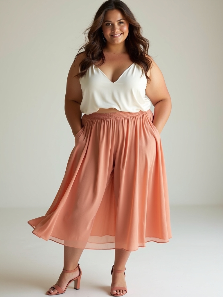 flowy skirts lightweight tops