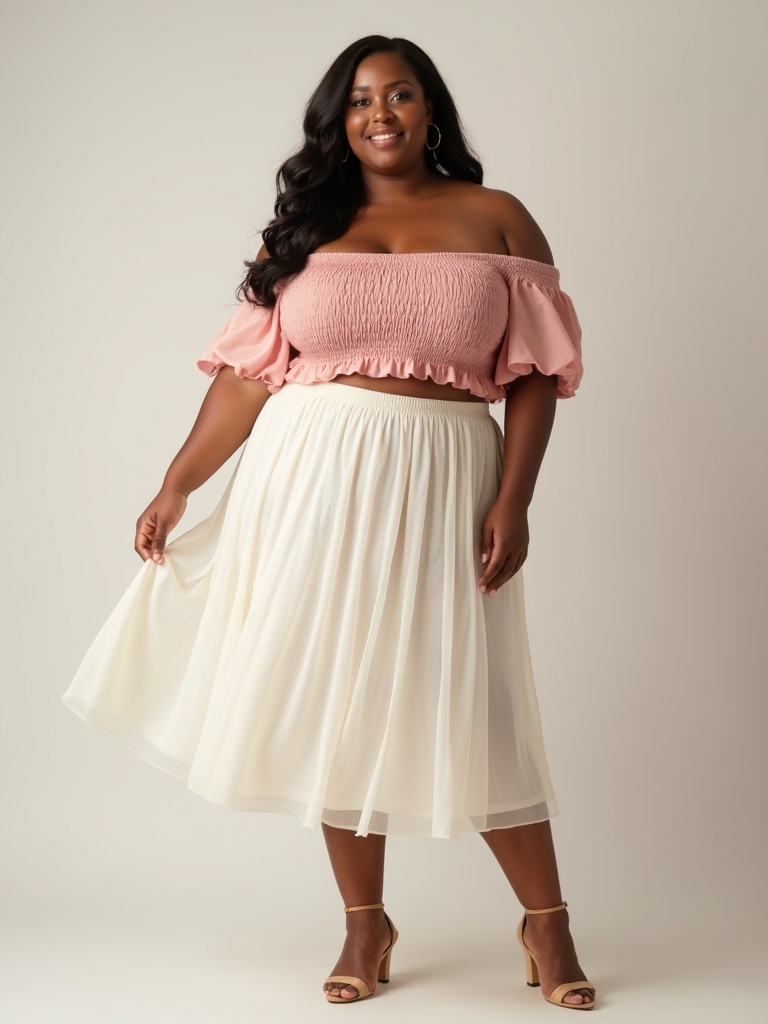 flowy skirts smocked tops