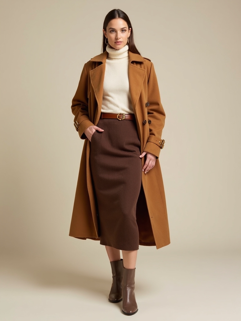 knit and suede combination
