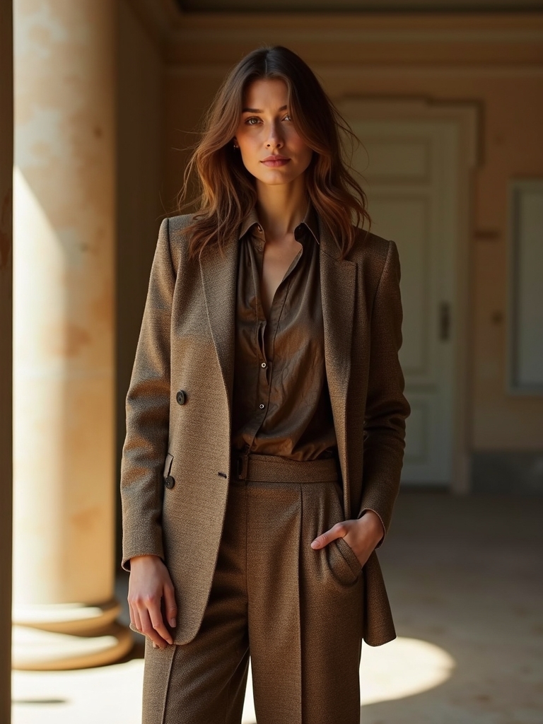 layered outfits for depth