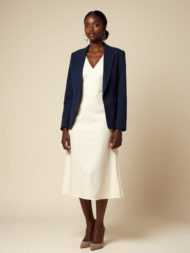layered summer office outfits