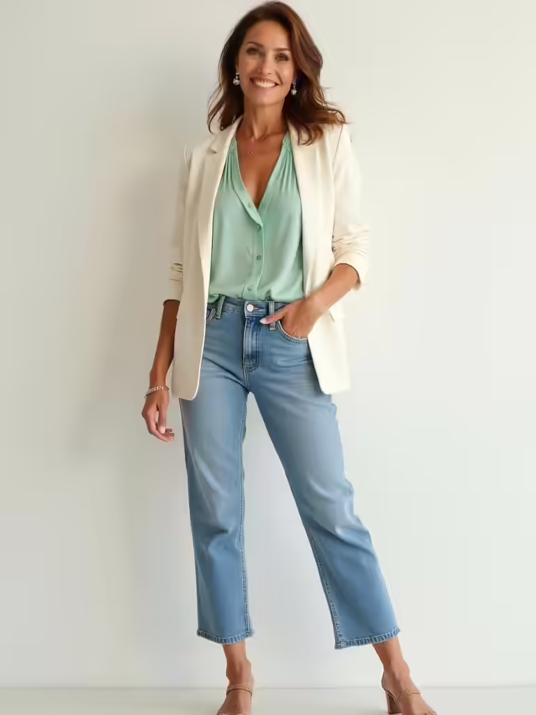 lightweight flattering denim styles
