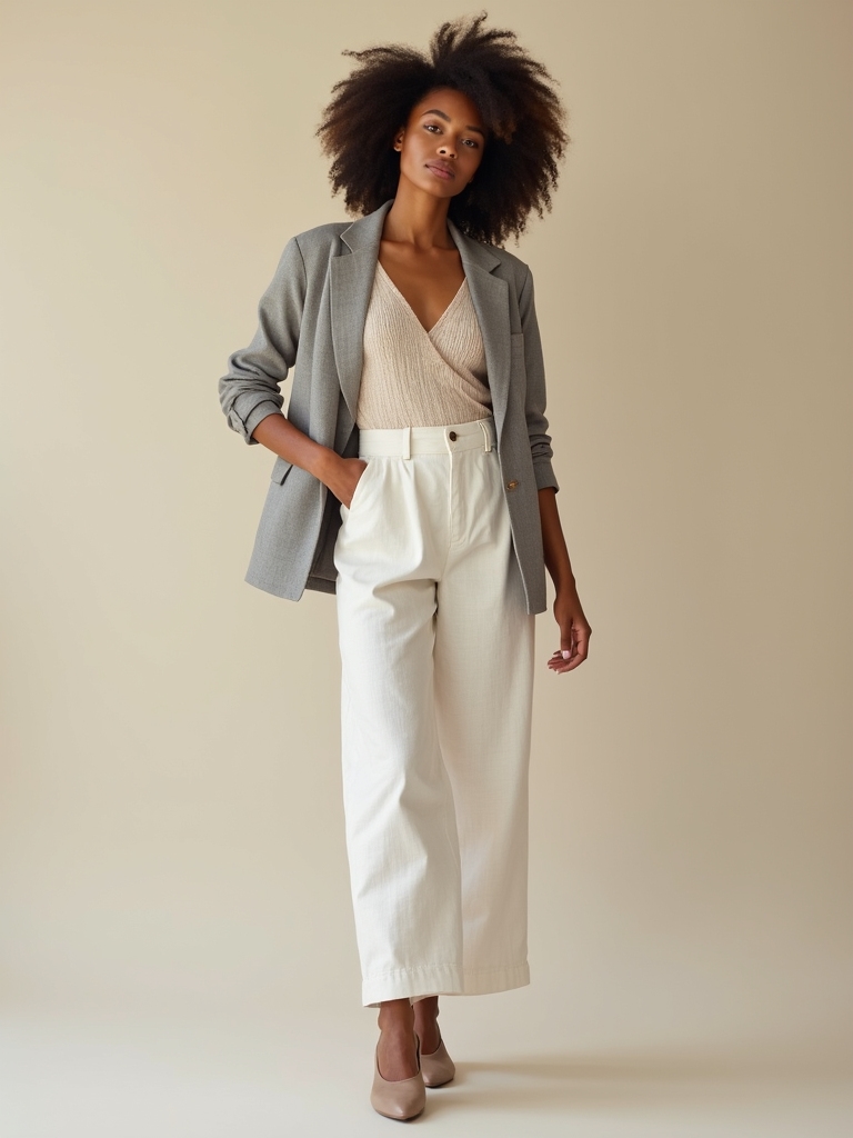 linen and knit versatility