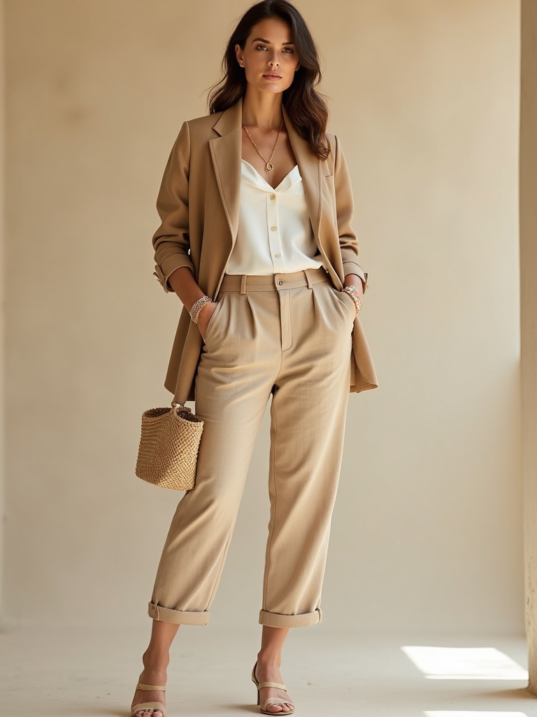 linen blazer summer style