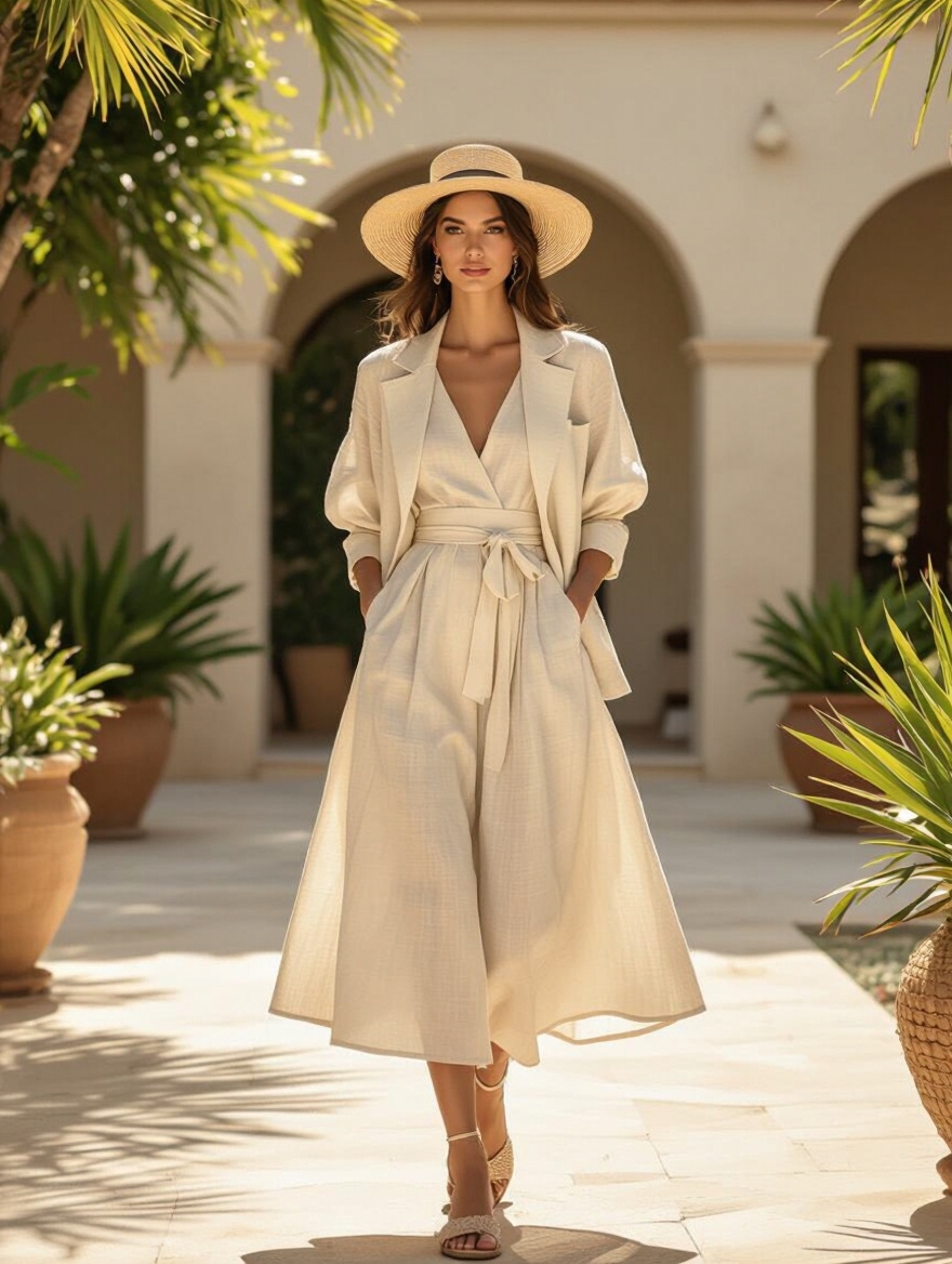 linen outfits for summer