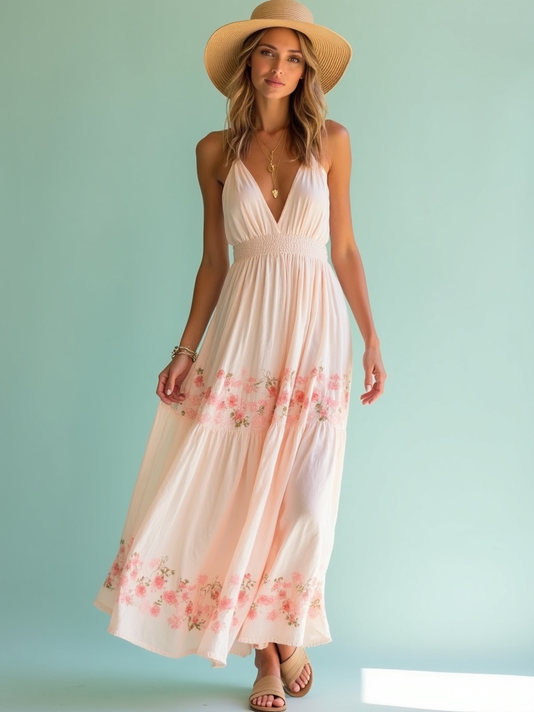 maxi dress beach styling tips