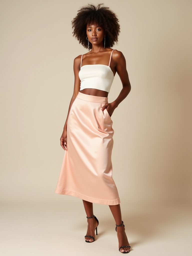 midi skirts fitted tops