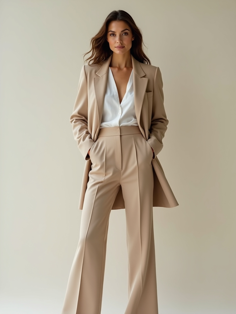 minimalist blazer and cardigan